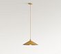 Reed Flared Metal Pendant (18")