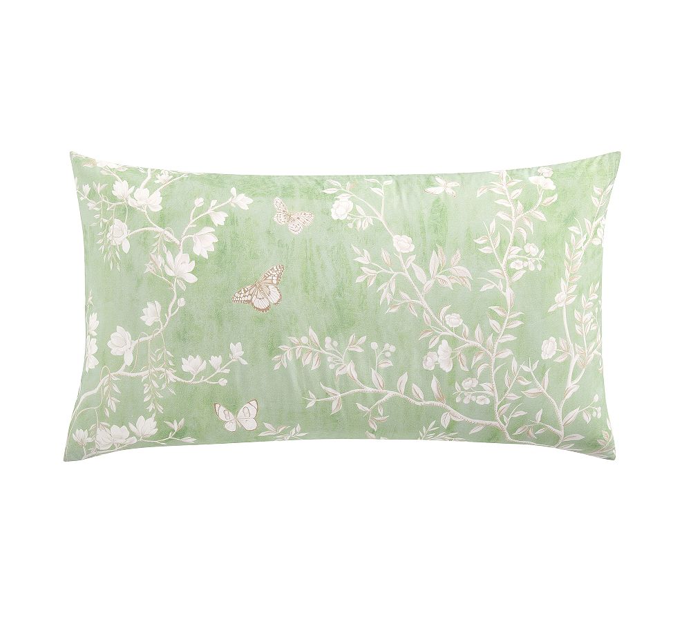 Veranda Percale Sham - Green Multi, King