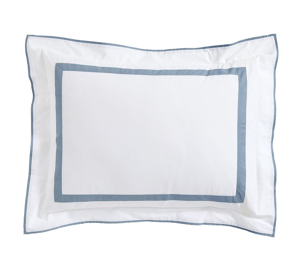 Morgan Organic Sham - Chambray, Standard