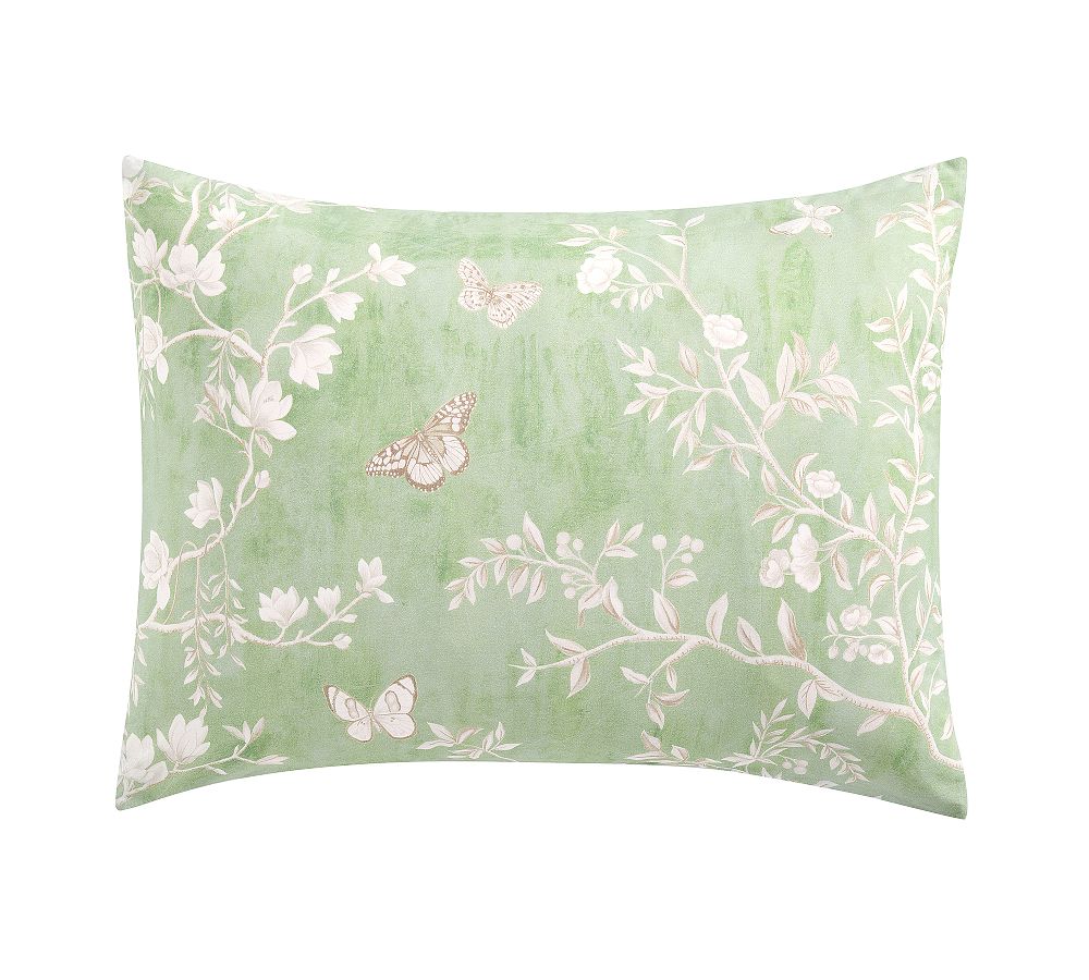 Veranda Percale Sham - Green Multi, Standard