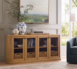 Hartford Glass Media Console (65")