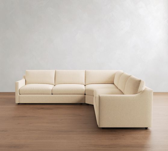 Beaumont 3-Piece L-Shaped Wedge Sectional (131") by Pottery Barn
