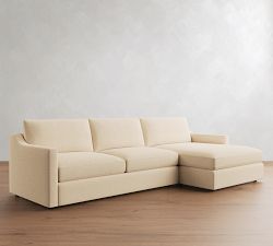 Beaumont Chaise Sectional (122"&ndash;140")