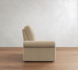 Build Your Own PB Comfort Modern Roll Arm Reclining Sectional