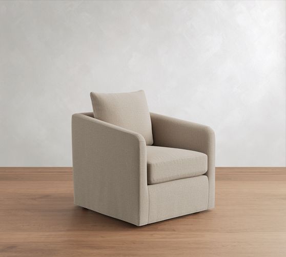 Charlotte Slipcovered Chair by Pottery Barn