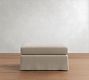 Charlotte Slipcovered Modular Sectional Ottoman