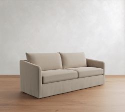 Charlotte Slipcovered Sofa (62"&ndash;86")