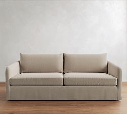 Charlotte Slipcovered Sofa (62"&ndash;86")