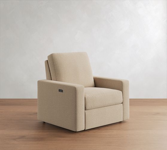 PB Comfort Modern Square Arm Recliner by Pottery Barn
