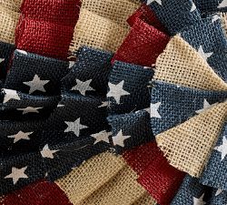 Liberty Outdoor Burlap Star