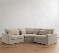 Westwood Square Arm 4-Piece Wedge Sectional (155")