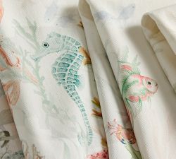 Enchanted Sea Cotton Napkins - Mixed Set of 4
