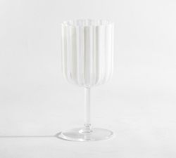 Montauk Stripe Outdoor Goblets - Set of 4