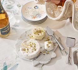 Figural Shell Marble Cheese Board