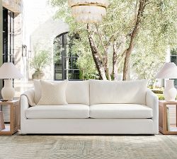 Charlotte Upholstered Sofa (62"&ndash;86")