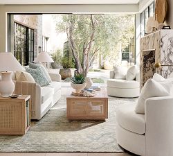 Charlotte Upholstered Sofa (62"&ndash;86")