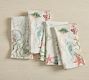 Enchanted Sea Cotton Napkins - Mixed Set of 4