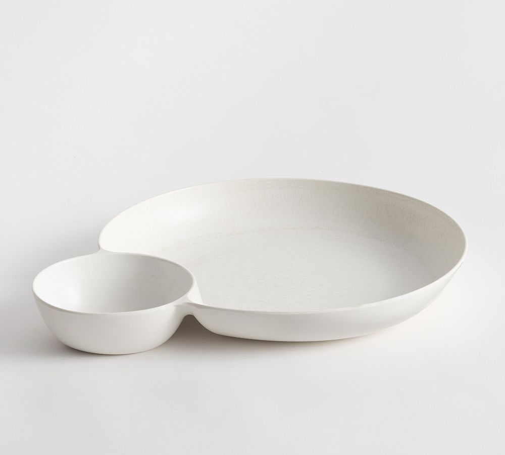 Larkin Melamine Chip & Dip Server