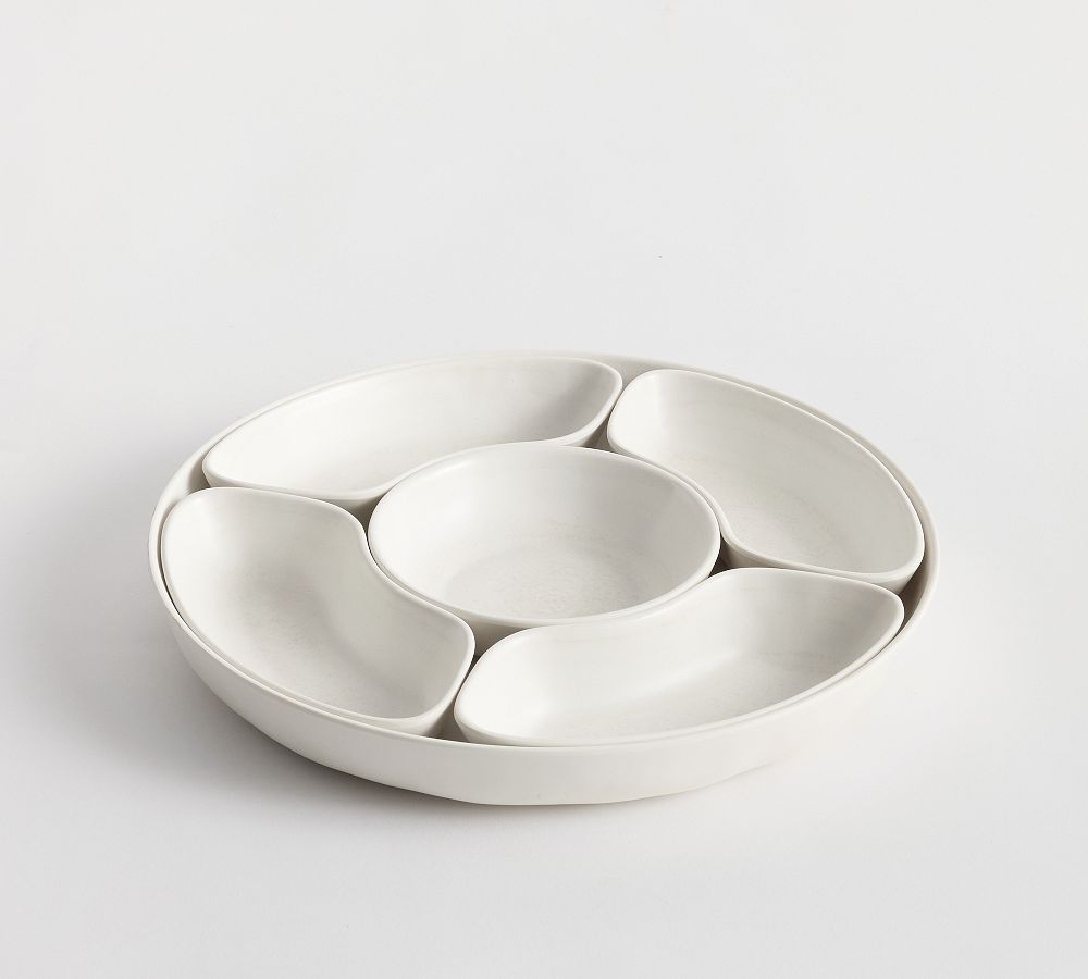 Larkin Melamine Multi-Condiment Server