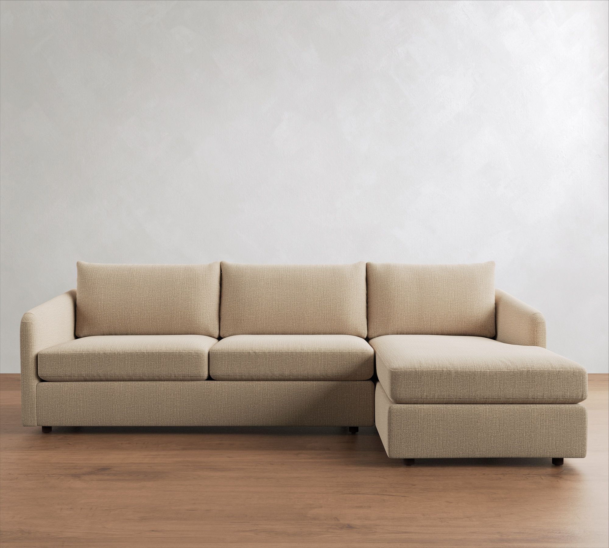 Charlotte Chaise Sectional (100"–112")