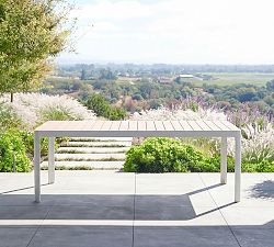 Marshall Metal Rectangular Outdoor Dining Table (82")