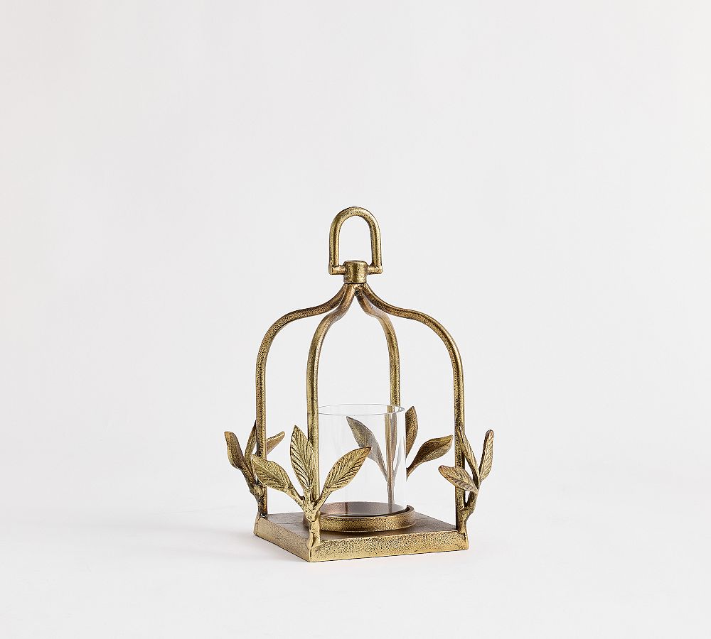 Botanical Forged-Iron Lantern | mini