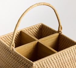 Tava Handwoven Flatware Caddy