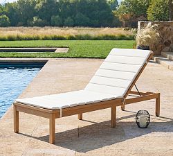 Dalton Eucalyptus Outdoor Single Chaise Lounge