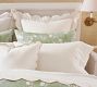 Scalloped Embroidered Sham