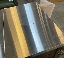 Open Box: Abbott Acacia Outdoor Kitchen Island (48") - Brown