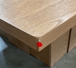 Open Box: Aldon Rectangular Plinth Coffee Table (58") - Maize