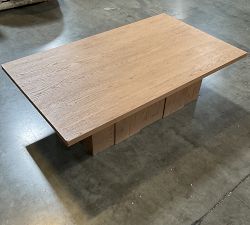 Open Box: Aldon Rectangular Plinth Coffee Table (58") - Maize