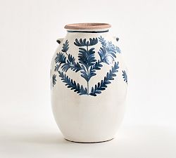 Open Box: Artisan Hand Painted Vase, Large (14"H)