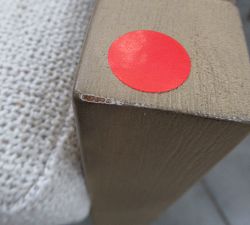 Open Box: Atwood Cane Counter Stool (26") - Performance Boucle Oatmeal, Seadrift