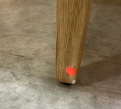 Open Box: Layton Upholstered Dining Chair - Basketweave Slub Oatmeal, Seadrift