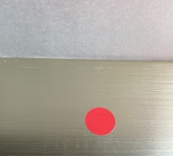 Open Box: Reflection Stream Framed Canvas (40" x 40") - Champagne