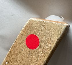 Open Box: Sausalito Upholstered Stool (26") - Performance Chateau Basketweave Oatmeal, Seadrift