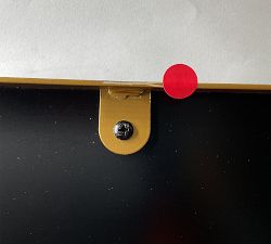 Open Box: Slim Profile Arch Wall Mirror - Brass