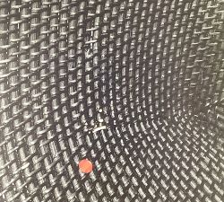 Open Box: Tava Handwoven Rattan Basket with Hoop Handles, Medium (25"W x 14"H) - Espresso