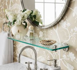 Sansome Glass Single Shelf  (24")