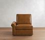 Build Your Own PB Comfort Modern Roll Arm Leather Reclining Sectional