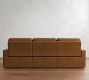 PB Comfort Modern Square Arm Leather Power Reclining Sofa (79"&ndash;112")