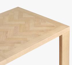 Blair Herringbone Extendable Dining Table (86"-106")