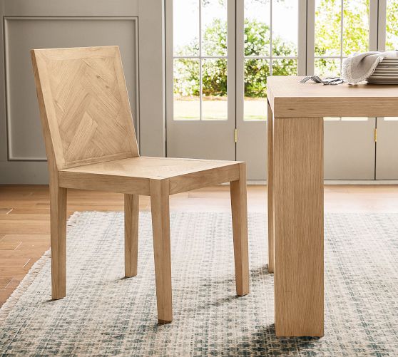 Blair Herringbone Dining Chair by Pottery Barn