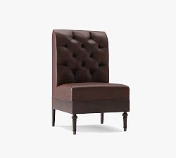 Hayworth Leather Banquette - 25" Single Seat