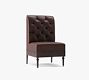 Hayworth Leather Banquette - 25" Single Seat