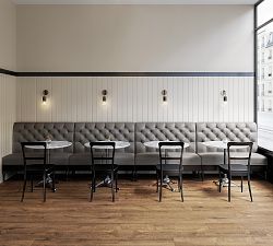 Hayworth Leather Banquette - 50" Double Seat