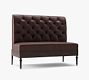 Hayworth Leather Banquette - 50" Double Seat