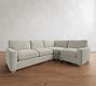 PB Comfort Modern Square Arm 3-Piece Wedge Sectional (115")
