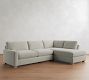 PB Comfort Modern Square Arm Return Bumper Sectional (121")